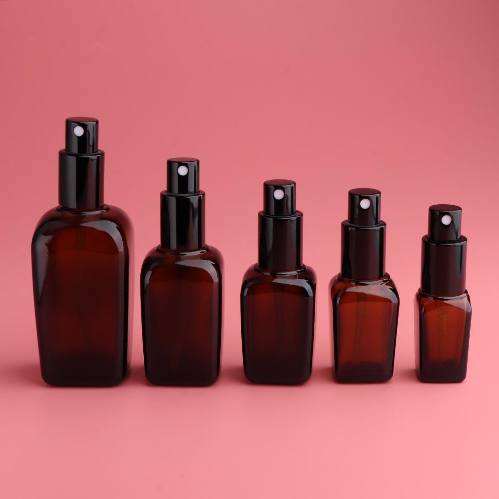 2x Empty Fine Mist Bottles for Perfume Toner Container 10ml