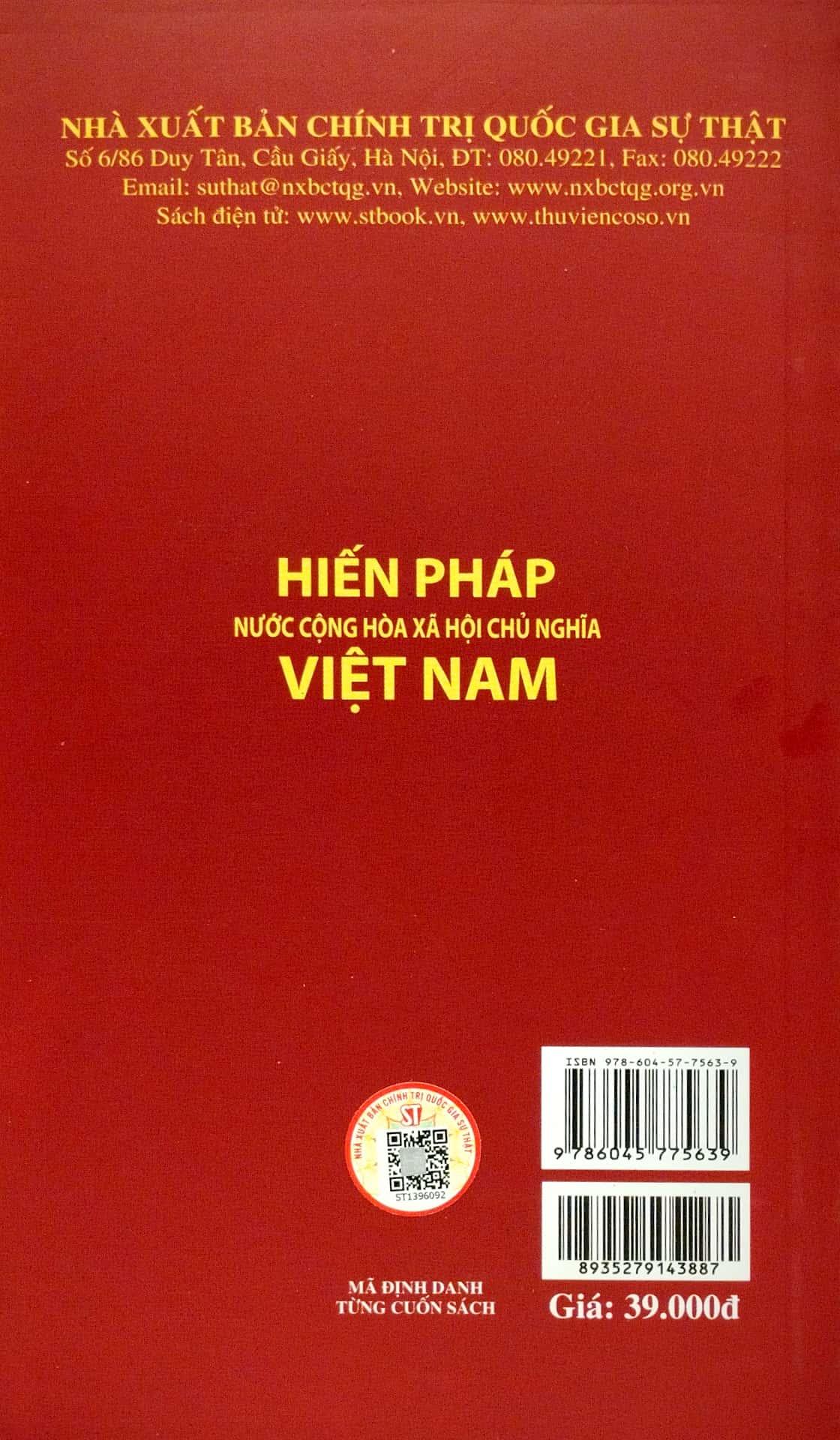 Hiến Pháp Nước Cộng Hòa Xã Hội Chủ Nghĩa Việt Nam