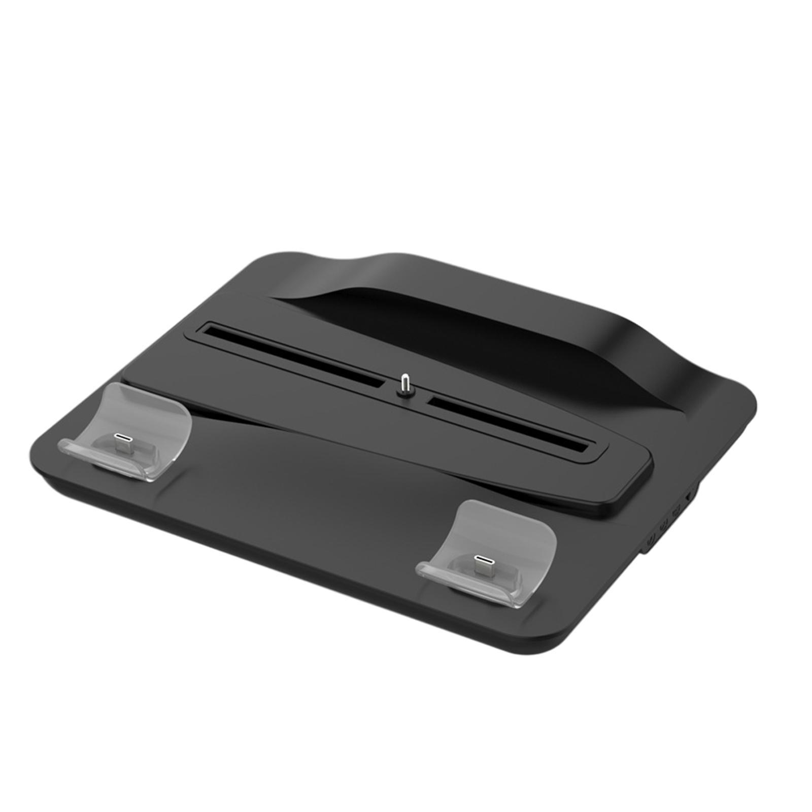 For PS5 Dual Controller Charger, Controller USB Charging Station Dock, with Cooling Fan Charging Station for Playstation5 Controller