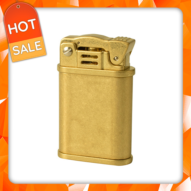 Vỏ Hột Quẹt Bật Lửa Xăng Chief CF211 Làm Bằng Đồng Nguyên Khối Nhiều Màu - Dùng Xăng Bấc Đá Cao Cấp