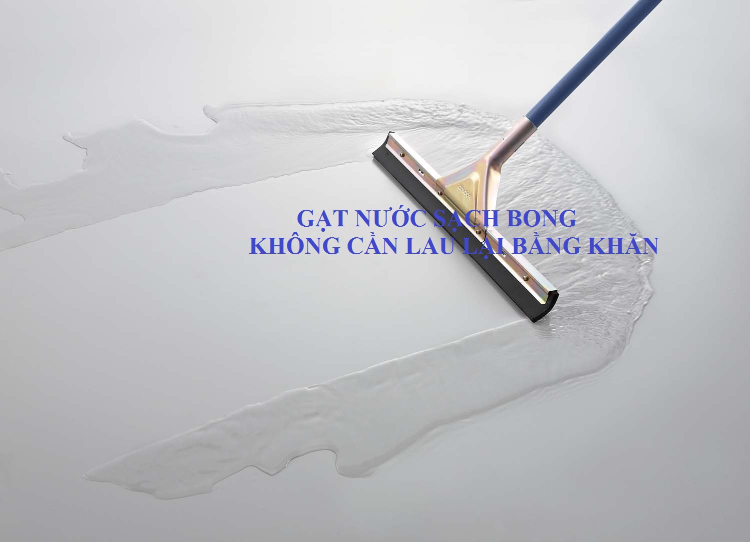 COMBO 1 Chổi xương - chổi dừa cán dài quét sân vườn + 1 Cây gạt nước sàn cao cấp siêu nhẹ, bền CONDOR