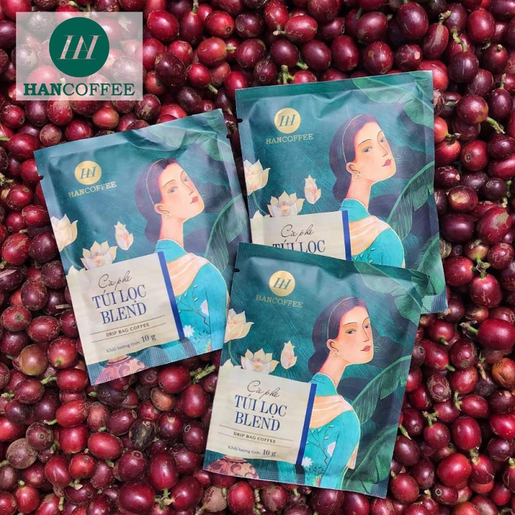 Cà Phê Túi Lọc Blend HANCOFFEE Đắng Nhẹ, Ngọt Sâu Hộp 5 gói - HND2S