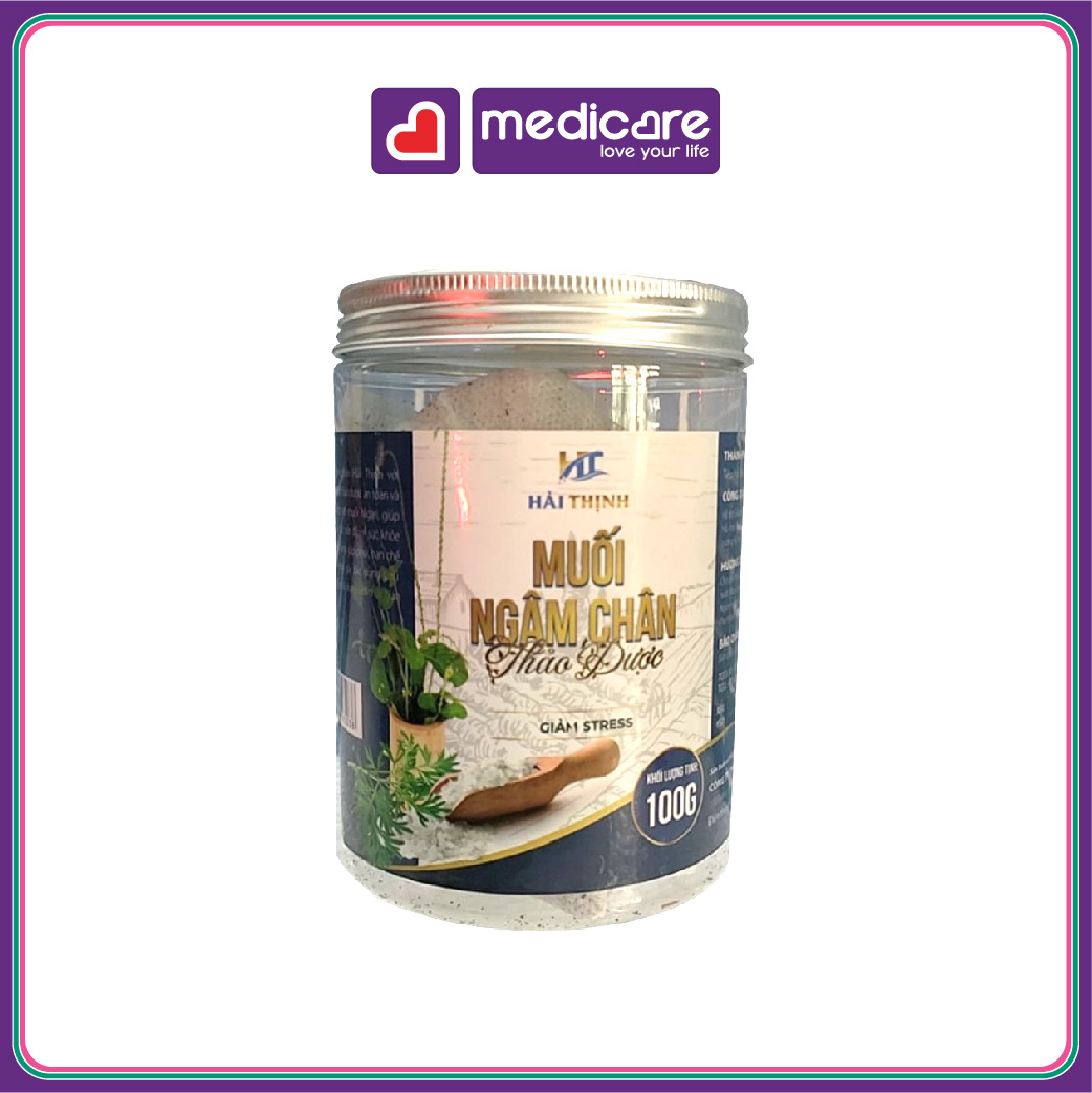 Hải Thịnh Muối ngâm chân hộp 100gram