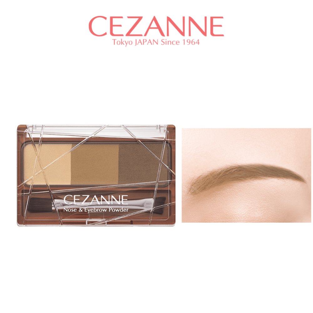 Bột Vẽ Chân Mày Và Mũi Cezanne Nose & Eyebrow Powder