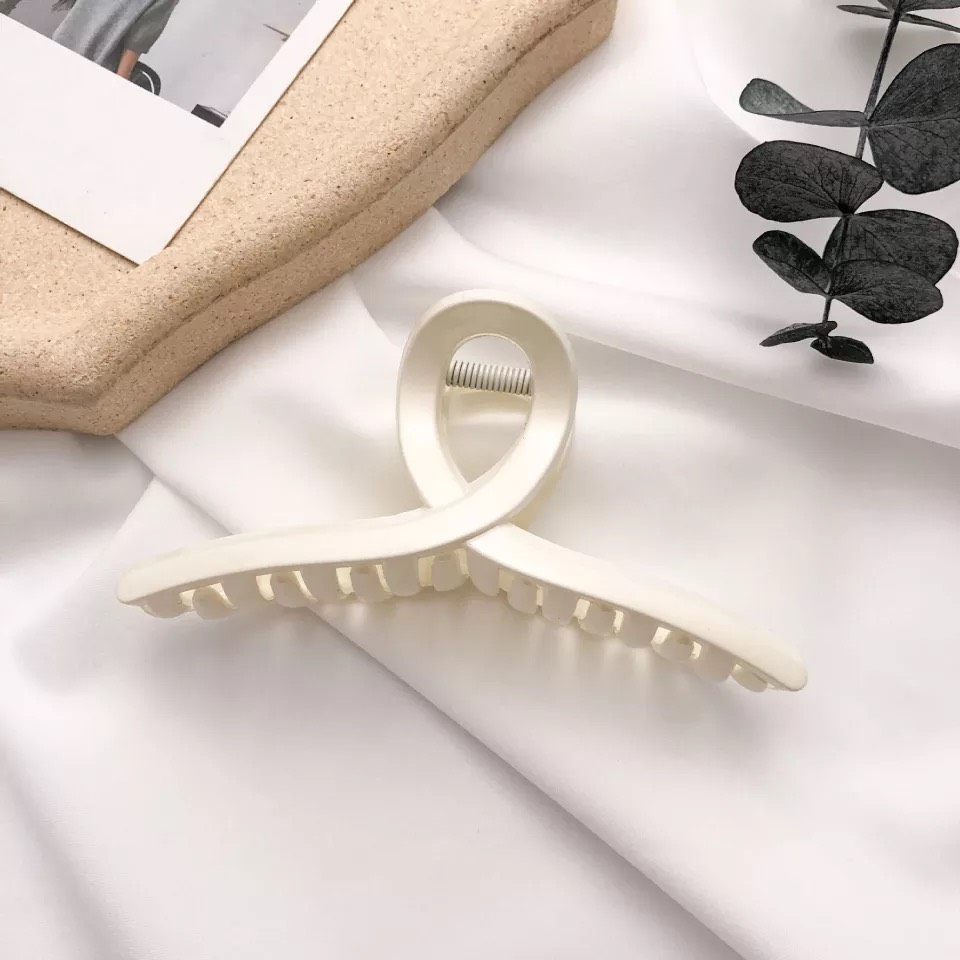 Kẹp tóc, cặp tóc nữ càng cua hàn quốc nhẹ nhàng KT18 - Tím Trong