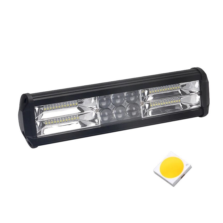 Đèn LED Bar 48 Bóng 2 Tầng 6 Bi Cầu Giữa + Tặng Chai Keo Chống Thấm Nước