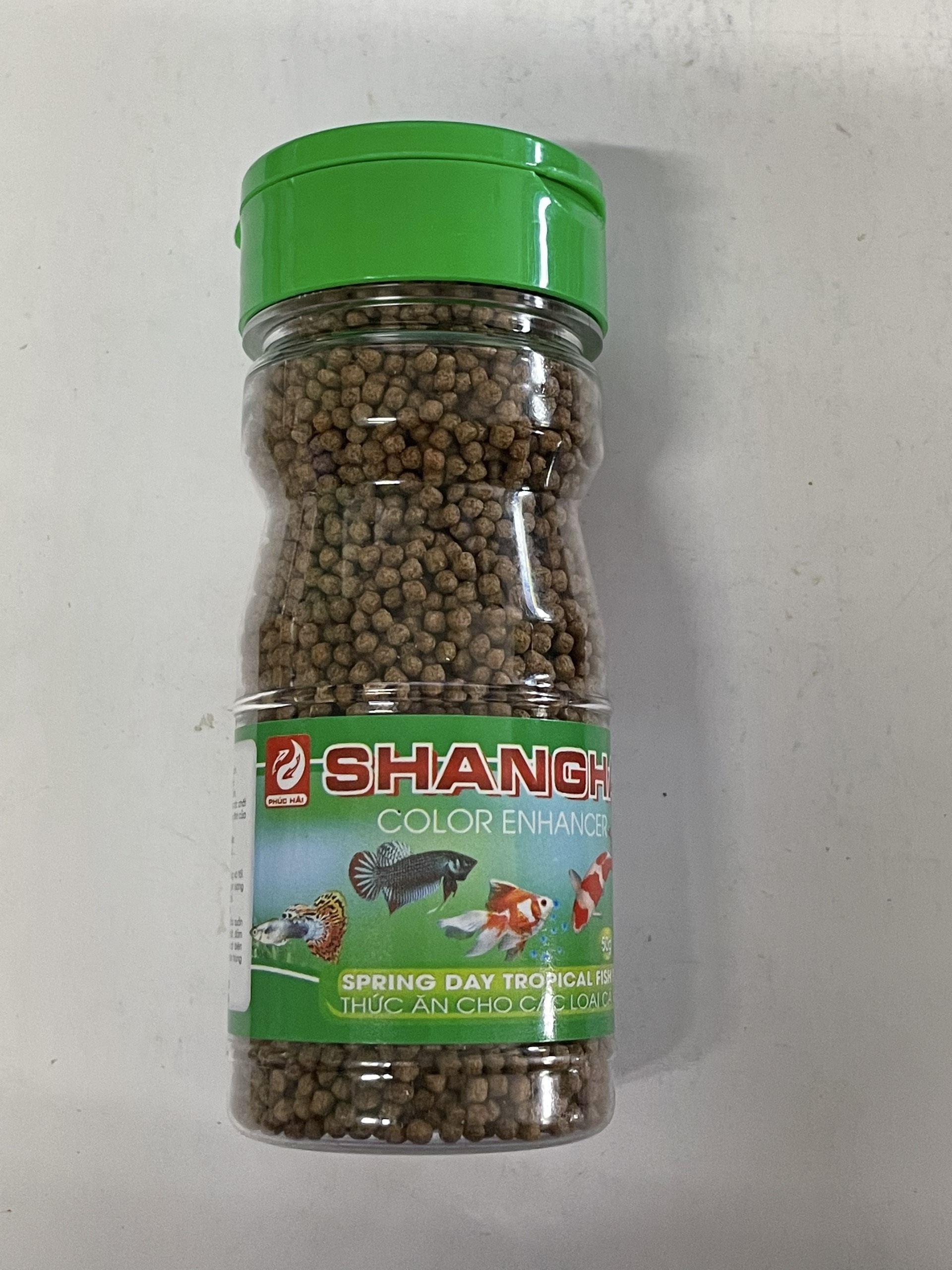 CÁM CÁ SHANGHAI 50g, 100g, 180g - THỨC ĂN CHO CÁ CẢNH CAO CẤP