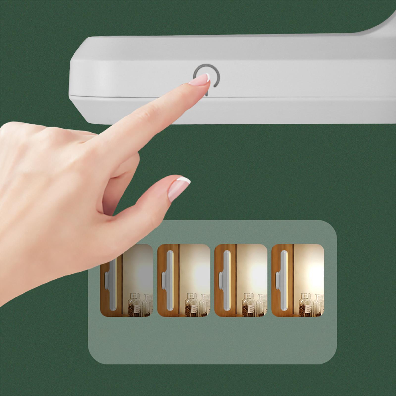 Portable Magnetic LED Desk Bar USB Remote Control Stick on Anywhere for Bookworms Makeup Mirror