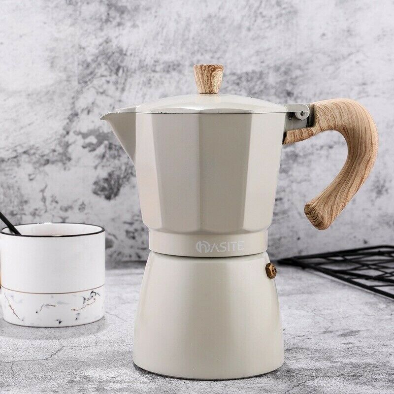 Bình Moka pha cà phê thiết kế theo  phong cách Ý cổ điển 3 cup 150ml nhỏ gọn tiện lợi