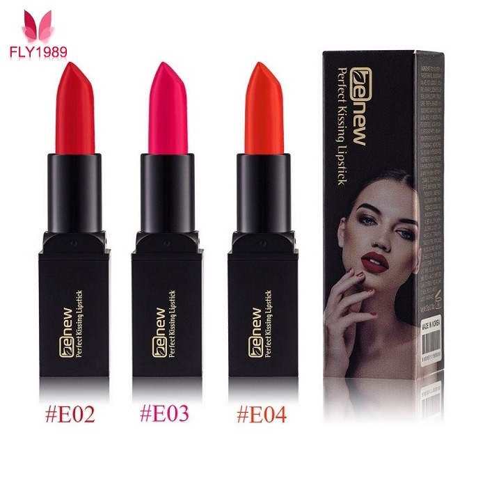 Son lì dưỡng, siêu mềm mượt Benew Perfect Kissing Hàn Quốc 3.5g E02 Real Red tặng kèm móc khóa