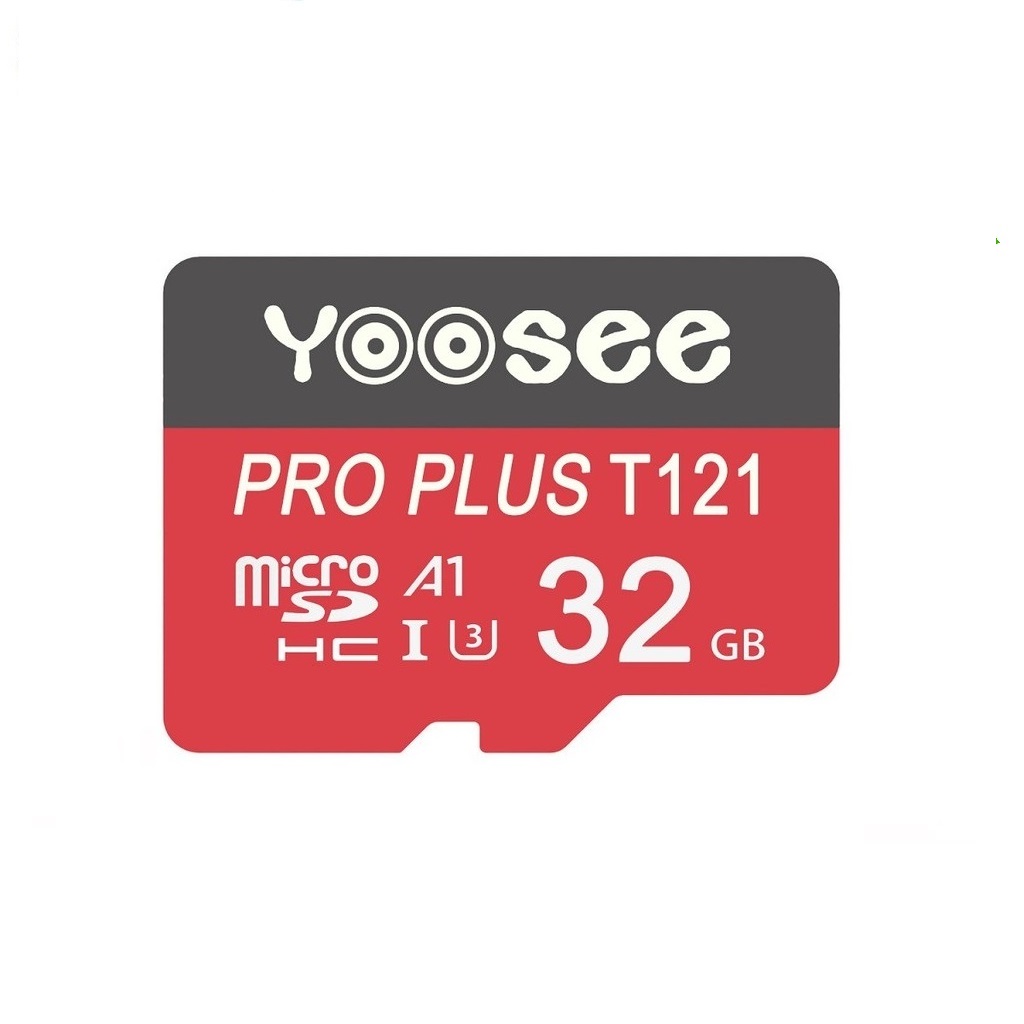 Thẻ nhớ microSDHC Yoosee Pro Plus 32GB A1 U3 4K R95MB/s W45MB/s (Đỏ) - chuyên camera và điện thoại - Hàng nhập khẩu