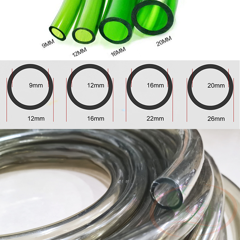 Ống dây chống gập phi 9, 12, 16, 20 mm chuyên dụng lọc thùng bể cá tép
