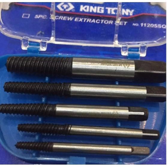 Bộ tháo bu lông ốc vít gãy ốc trờn toét gãy 5 cây