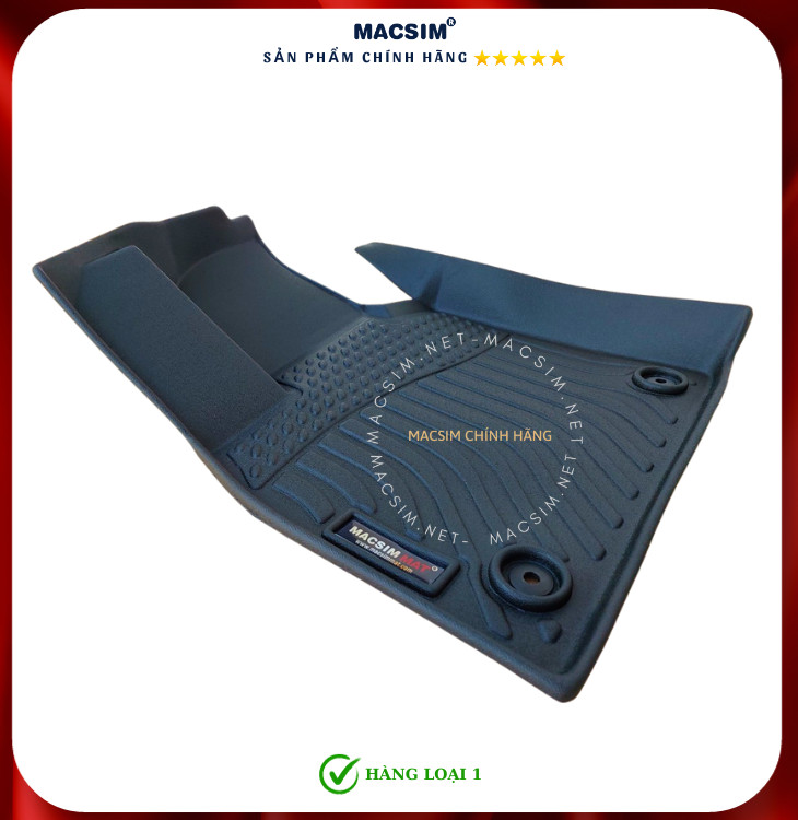 Thảm lót sàn xe ô tô Hyundai Palisade (sd) Nhãn hiệu Macsim chất liệu nhựa TPE cao cấp màu đen