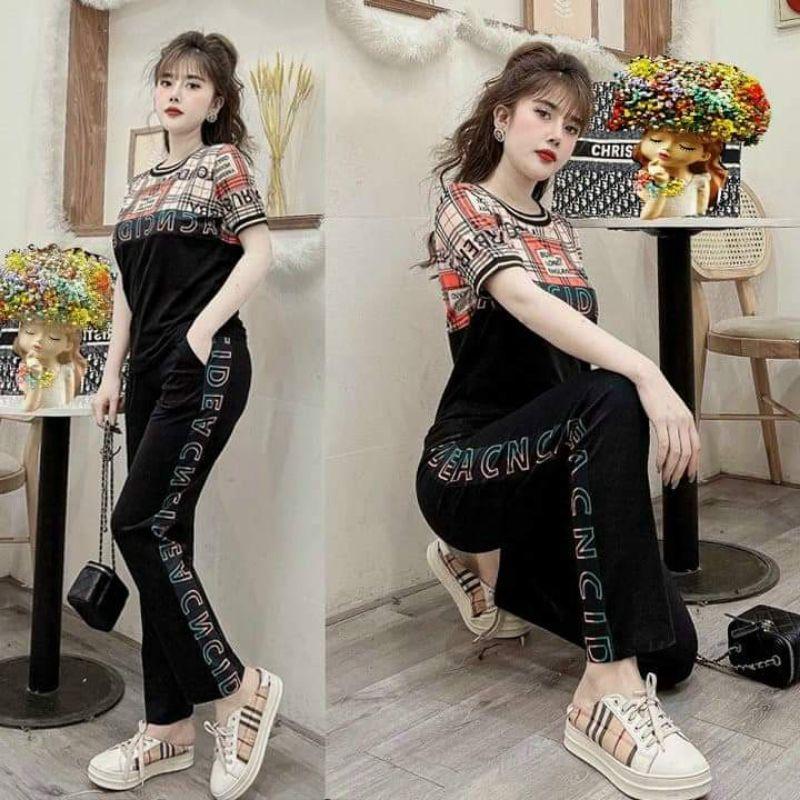 SÉT BỘ THỂ THAO PHỐI HỌA TIẾT CARO