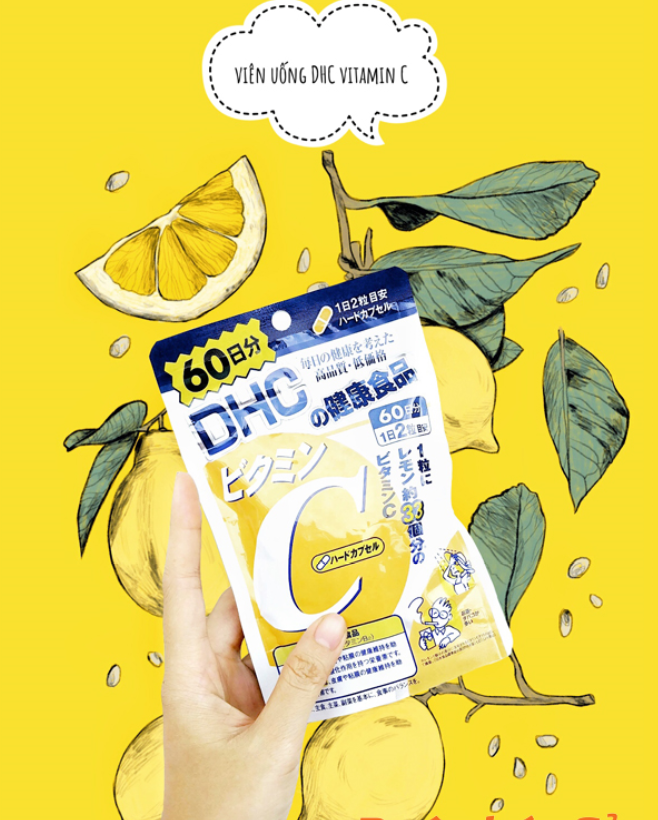 Vitamin C DHC Hỗ trợ sáng da, tăng sản xuất collagen, tăng sức đề kháng, nhanh lành vết thương - QuaTangMe Extaste