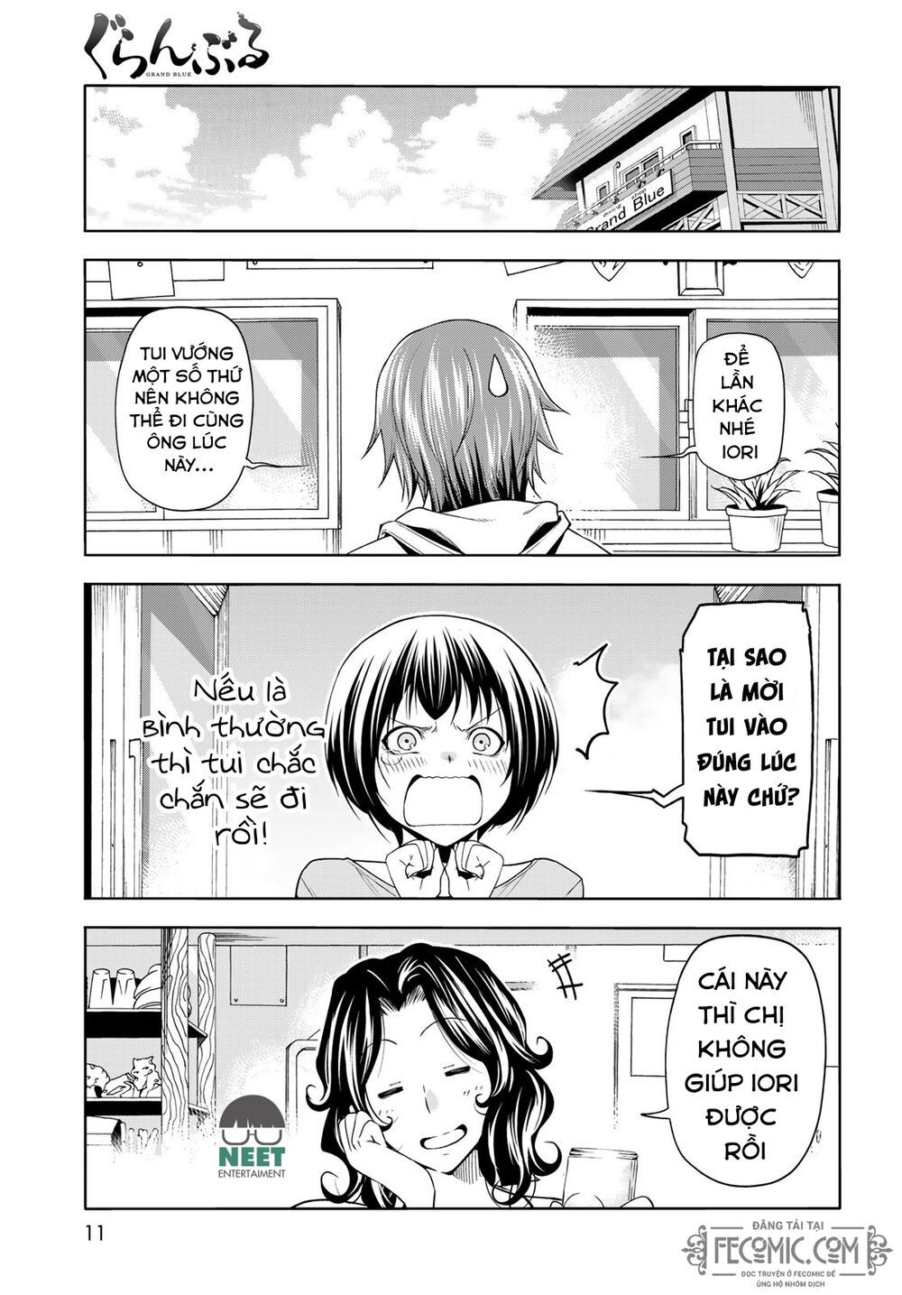 cô gái thích lặn - grand blue chapter 78 8