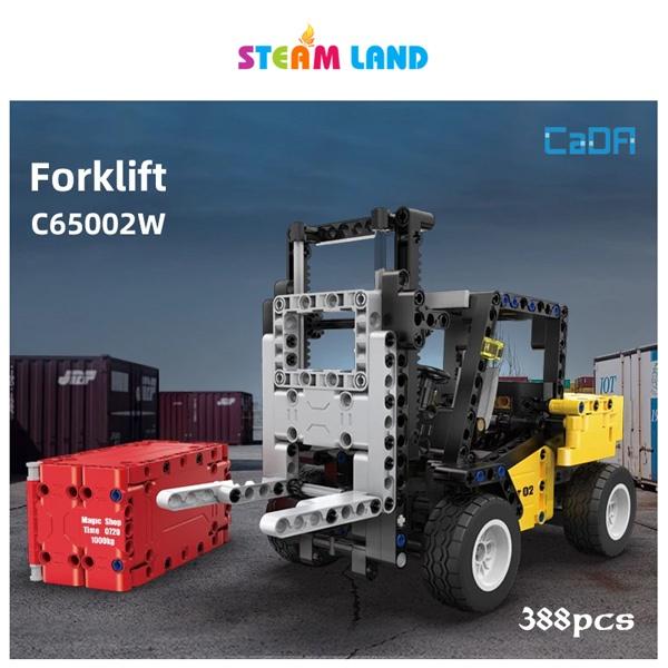 Đồ Chơi Lắp Ráp Xe Nâng Kỹ Thuật Forklift - CADA C65002W