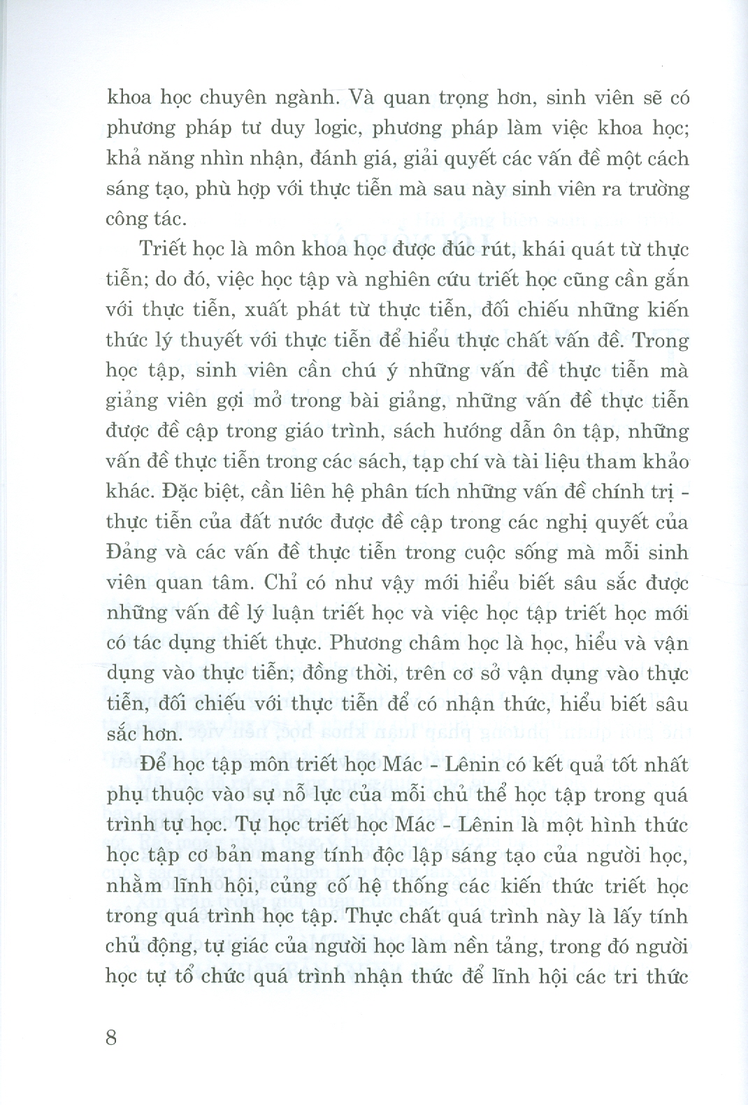 Hỏi - Đáp Môn Triết Học Mác - Lênin (Dùng cho bậc đại học hệ chuyên và không chuyên lý luận chính trị)