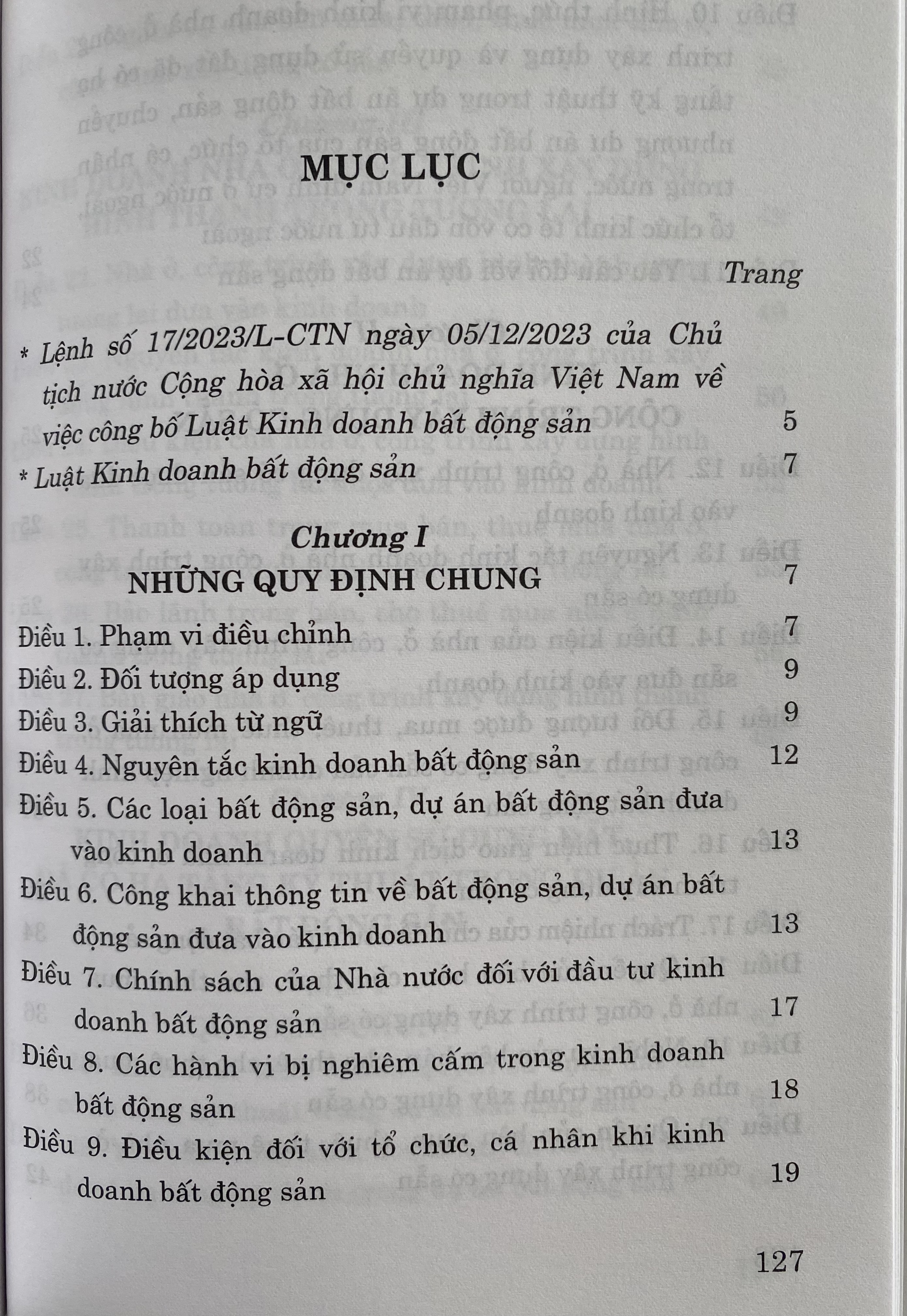 Luật Kinh Doanh Bất Động Sản 