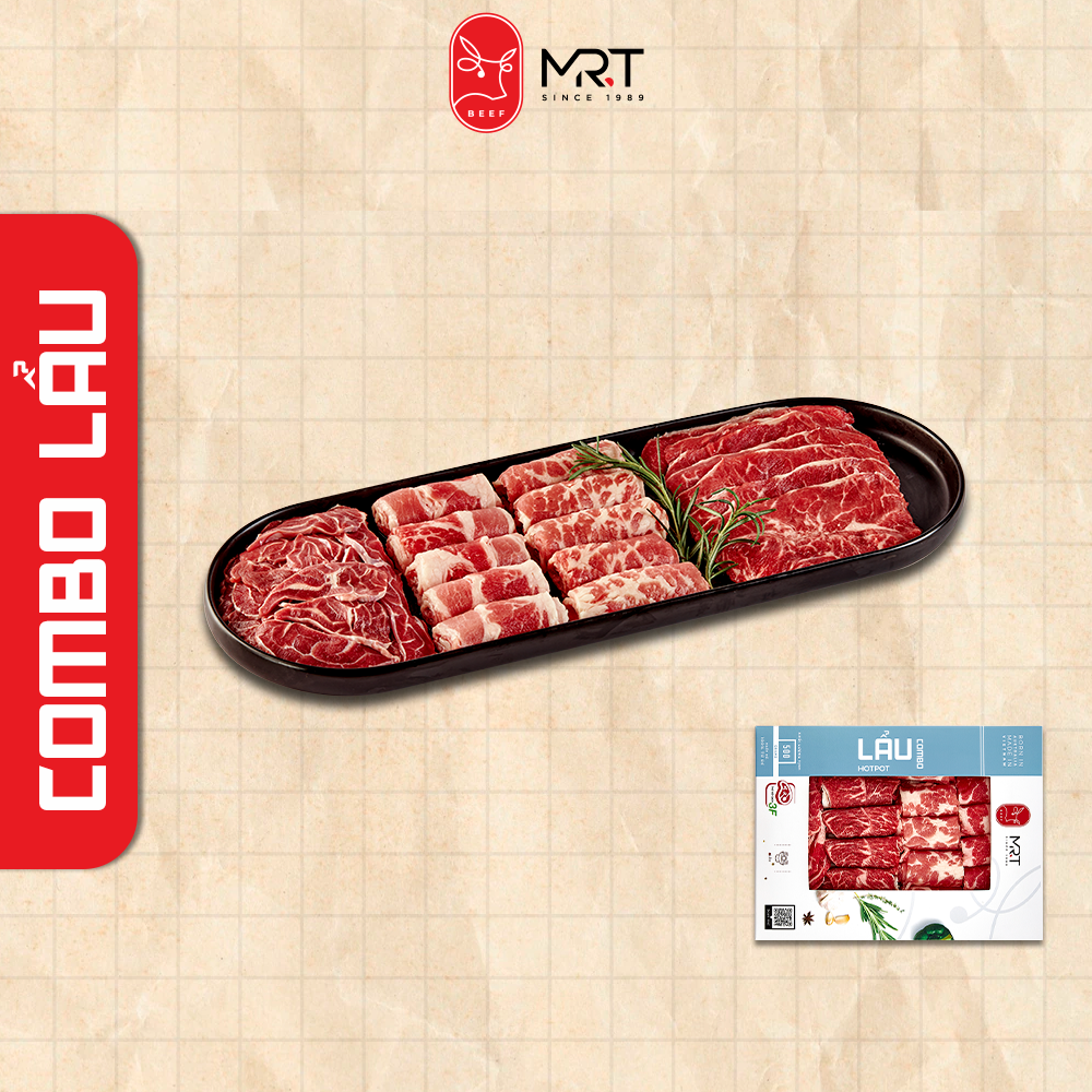 Combo lẩu Bò Úc siêu ngon | 100% nhập khẩu | Dùng cho 2 người | Giao siêu tốc HCM | Mr.T Beef