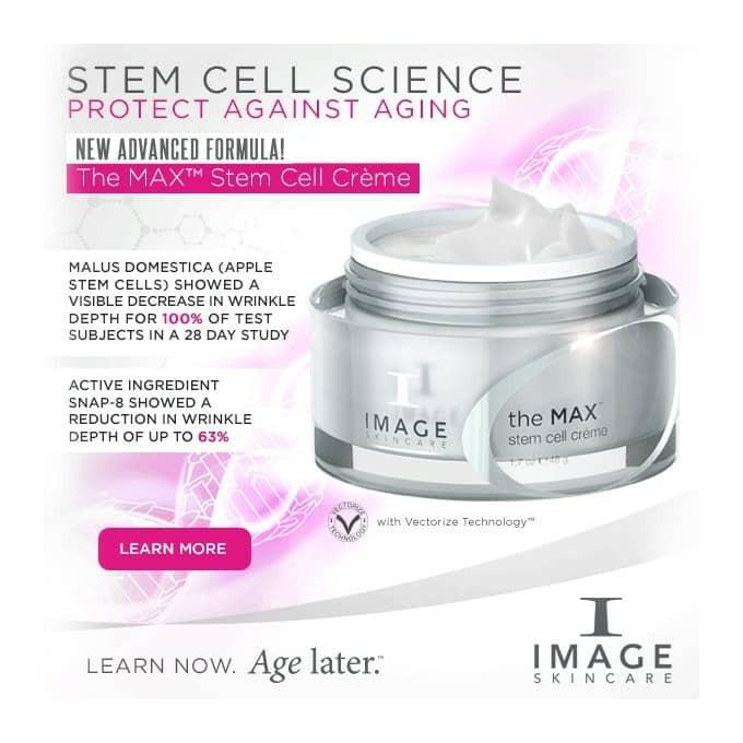 Kem Giúp Chống Lão Hóa Trẻ Hóa Da Dưỡng Ẩm Phục Hồi 3 Tác Dụng Image Skincare The Max Stem Cell Creme
