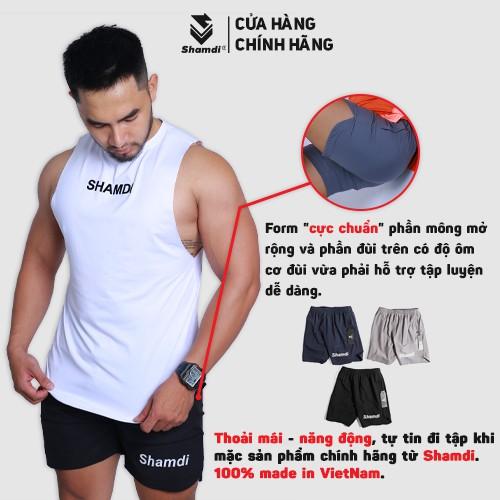 Quần đùi tập gym nam SHAMDI đồ tập gym nam Form chuyên gym, thoải mái lúc vận động - 944