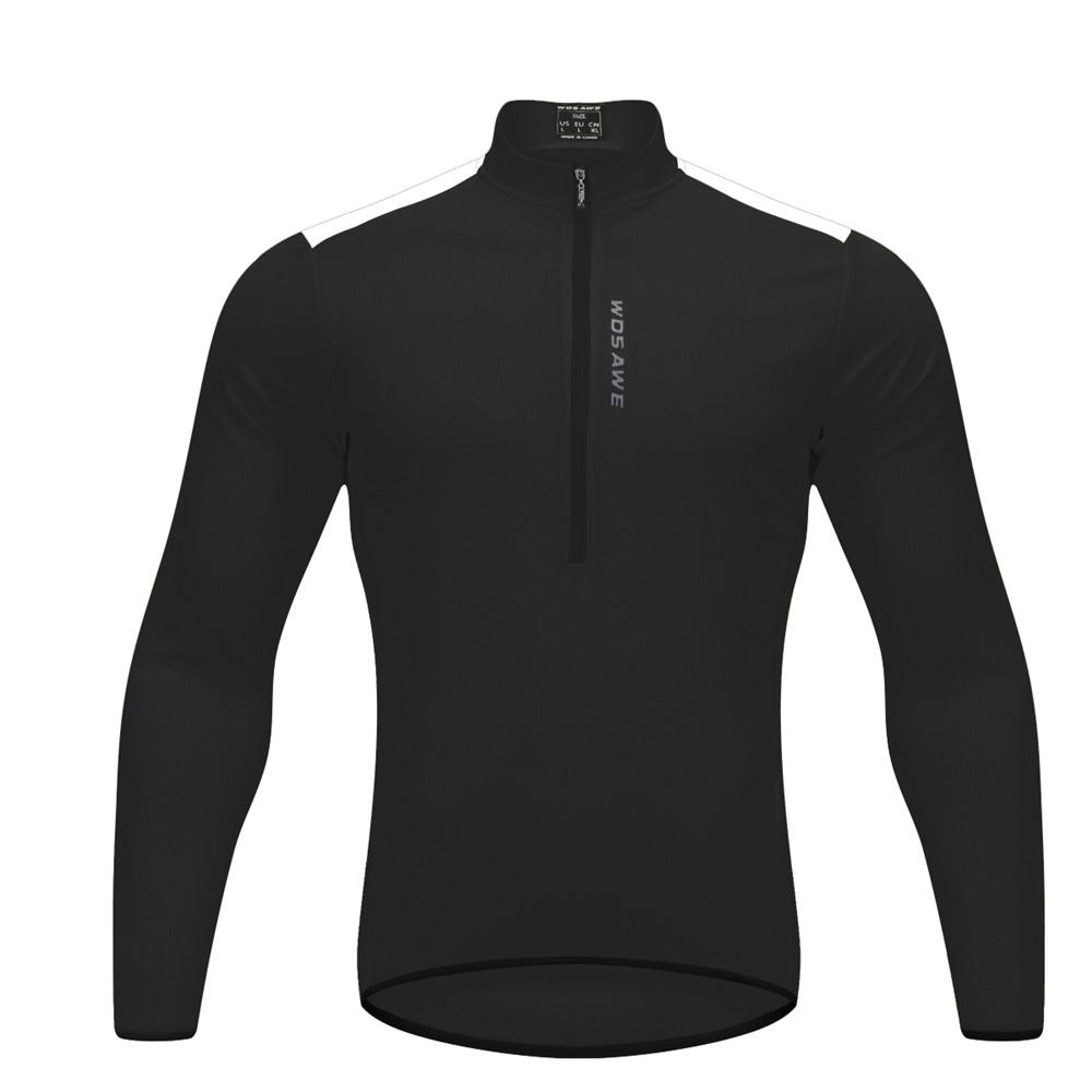 WOSAWE Phản Quang Đi Xe Đạp Áo Nam Dài Tay Maillot Xuống Dốc Xe Đạp Quần Áo Ropa Ciclismo Áo Sơ Mi Chặt Xe Đạp MTB Jersey Color: BL248-O Size: EU M