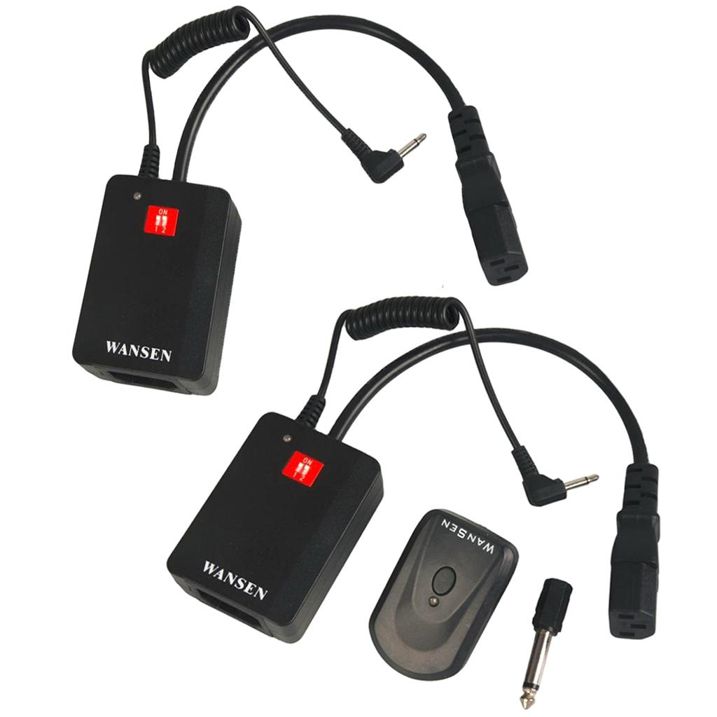 WS AC-04 4CH Wireless Radio Studio Flash Trigger + 2 Receivers for Strobe