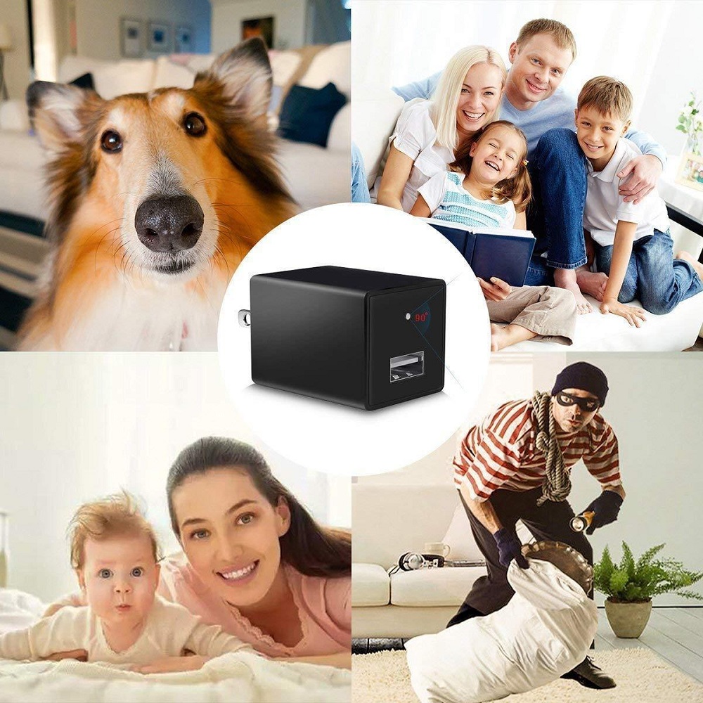 Củ sạc điện thoại WiFi Camerra 4K - Camera WiFi 4K FullHD 1080p giám sát từ xa trên điện thoại