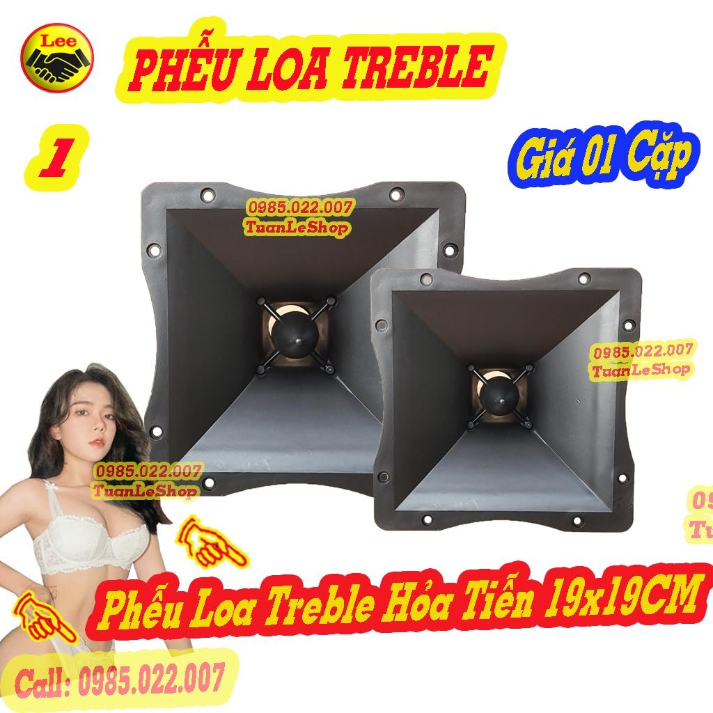 02 PHỄU LOA TREBLE HỎA TIỄN 19X19CM Loại Đắt – HỌNG LOA TREP 19X19 – GÁI 02 PHỄU