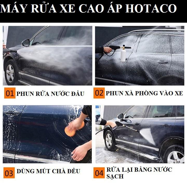 Máy rửa xe ô tô, xe máy cao áp, áp lực cao, máy phun rửa xe, tưới vườn