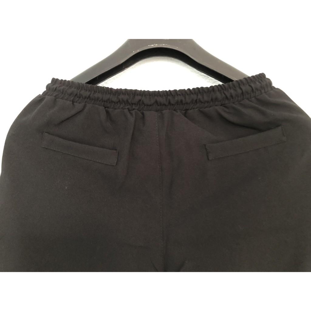 Quần baggy nam nữ lưng thun chất kate ford xịn (ảnh thật) unisex