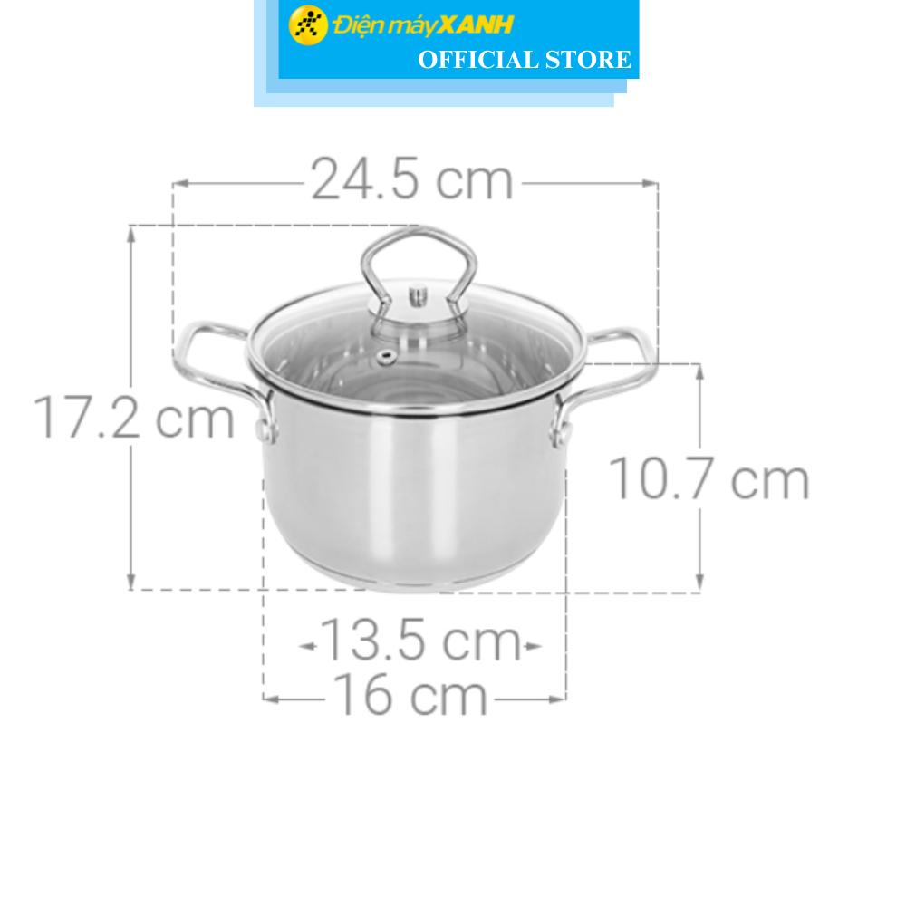 Bộ nồi inox đáy từ Delites CW-B007-1