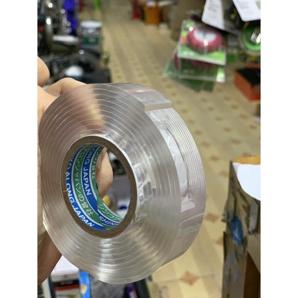 Băng Keo 2 Mặt Siêu Dính Trong Suốt 2F x 2M