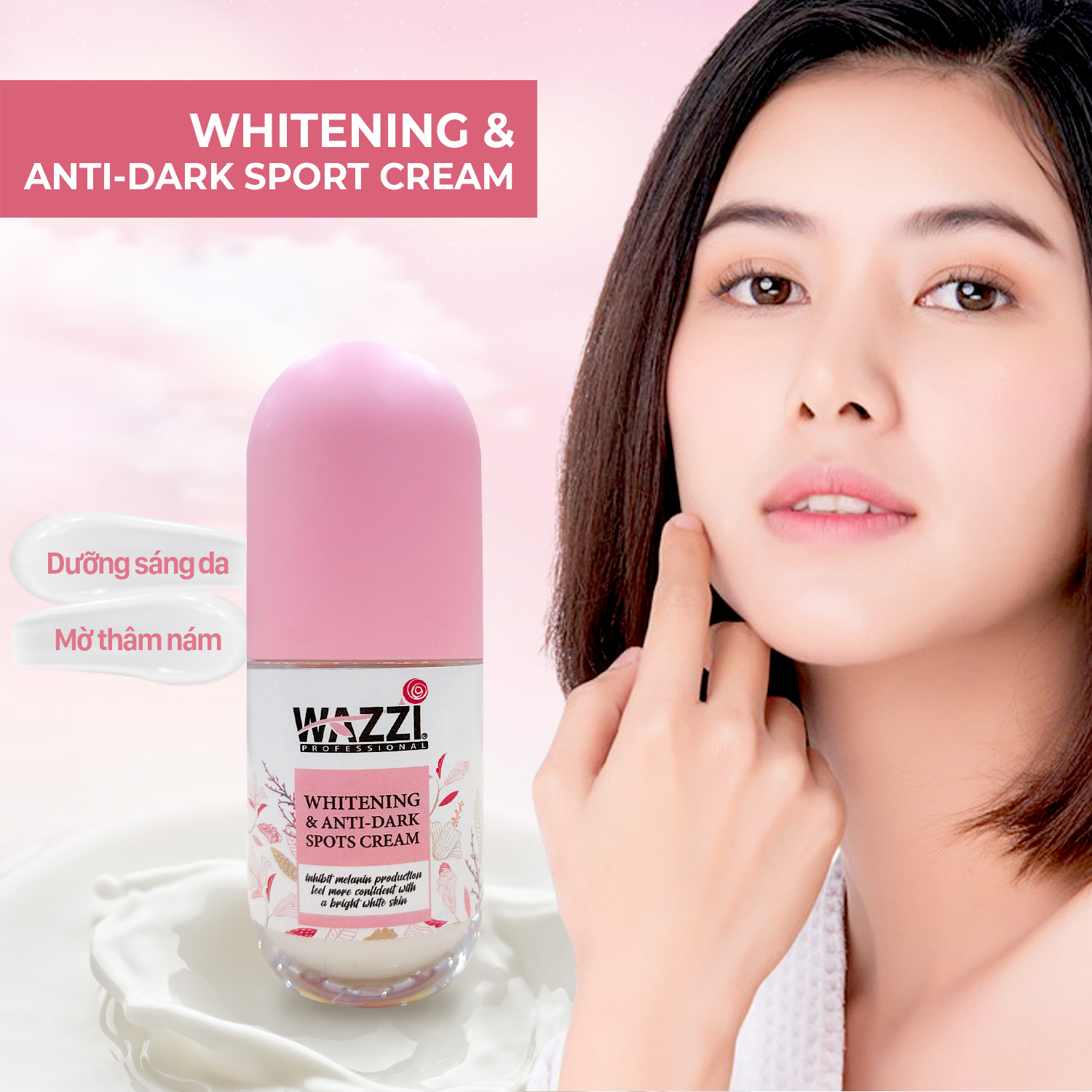 Kem Trắng Da Mờ Thâm Nám Wazzi