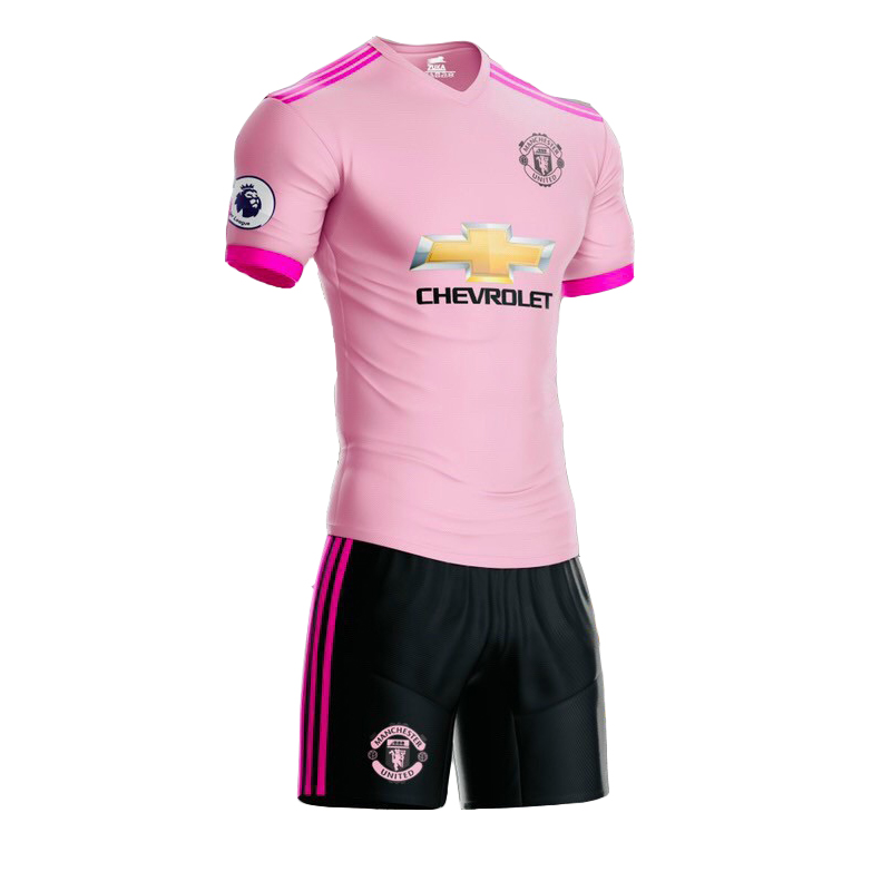 Bộ quần áo bóng đá câu lạc bộ Manchester United - Áo bóng đá CLB ngoại hạng Anh - Bộ đồ bóng đá đẹp - MU - Hồng - L