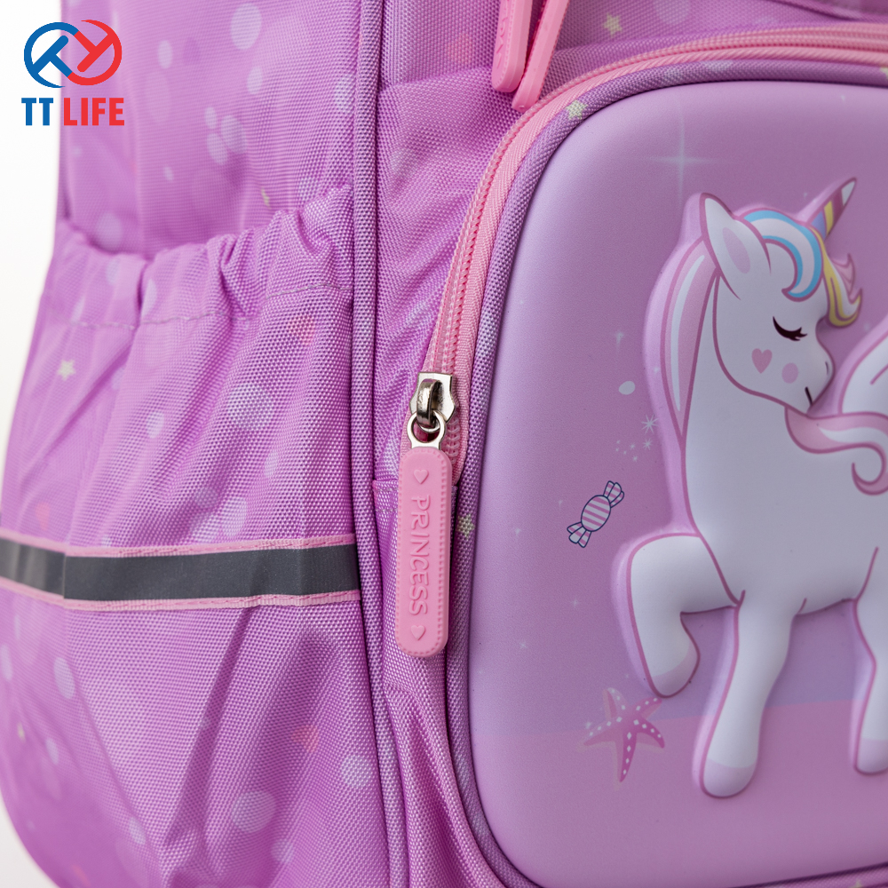 Balo chống gù TT LIFE 110-7 - màu hồng Ngựa Pony