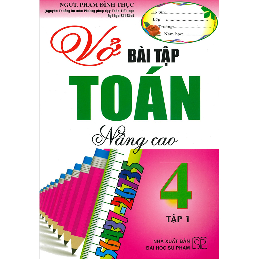 Vở Bài Tập Toán Nâng Cao 4 Tập 1 (Tái Bản)