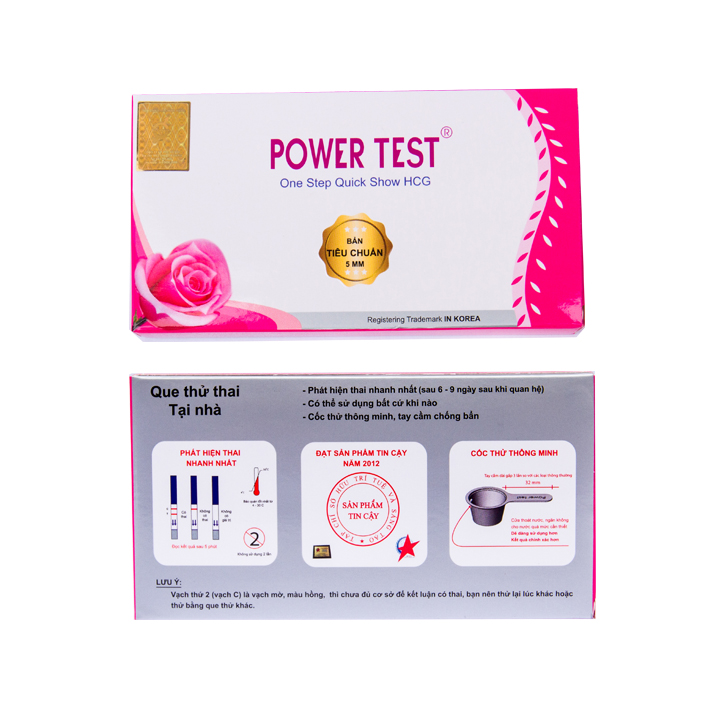 Que thử thai nhanh PowerTest 5mm