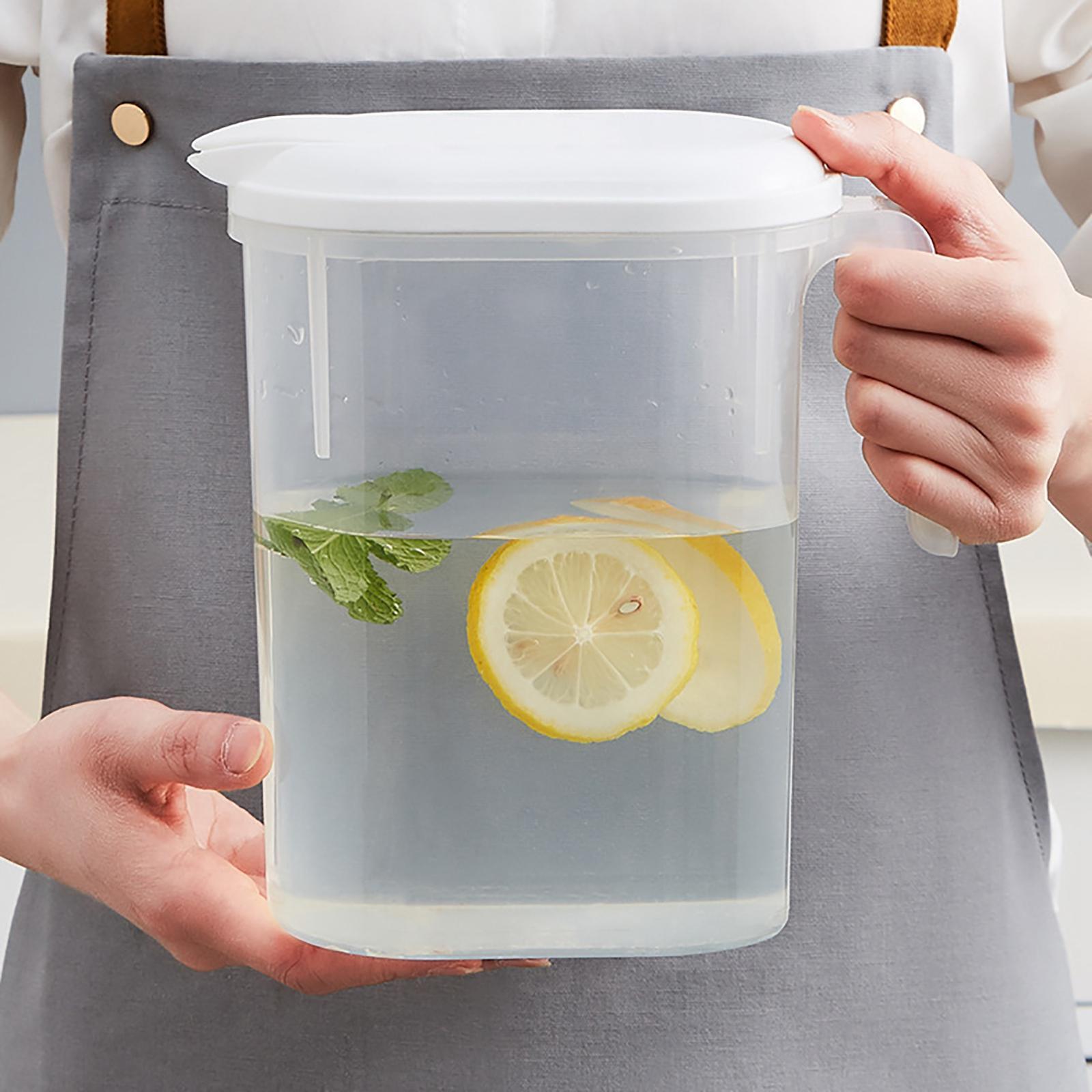 1.8L Large Capacity Cold Water Jug Water Bottles Drink Container for Ice Tea