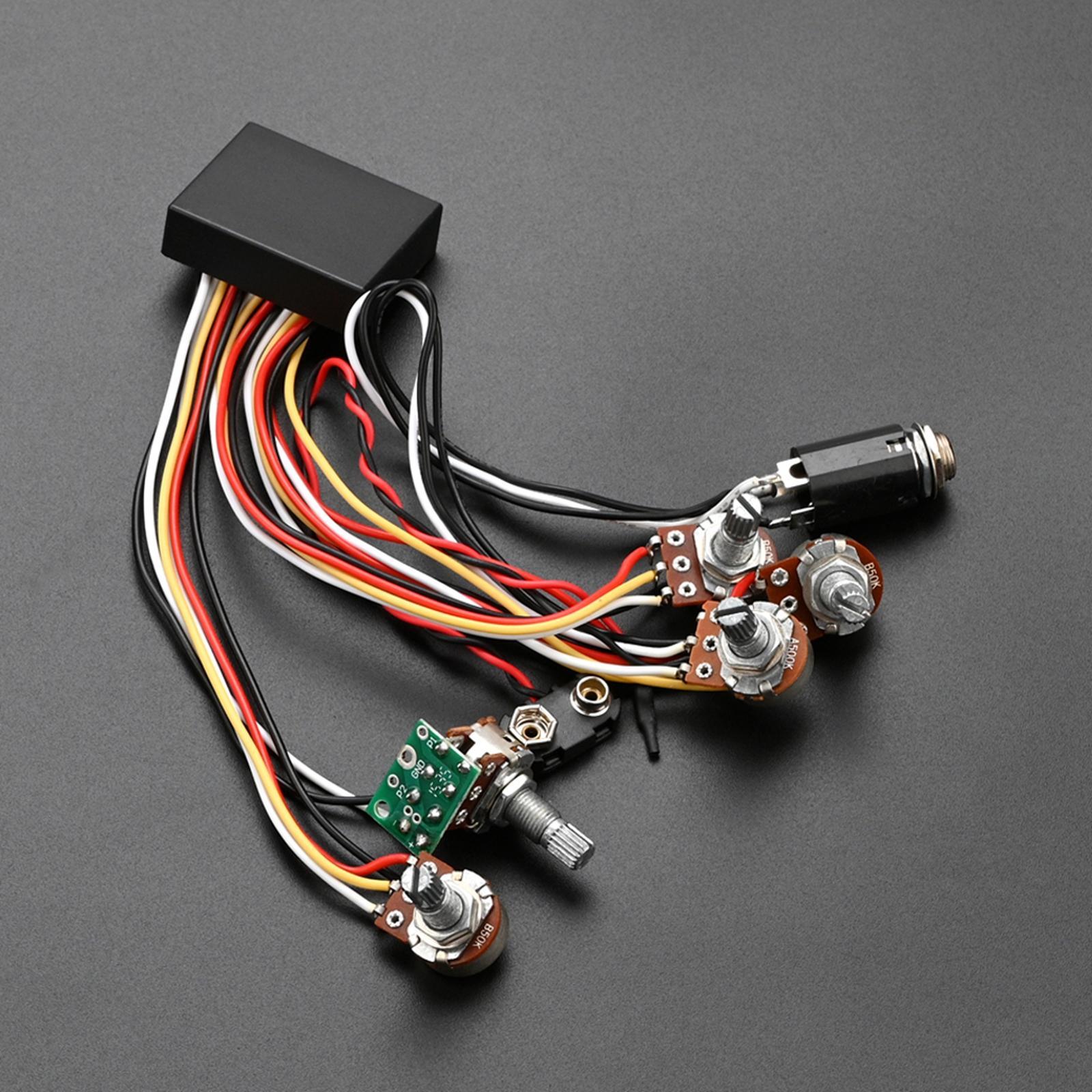 Bass EQ Band Electronic Bass Preamp for Electric Bass
