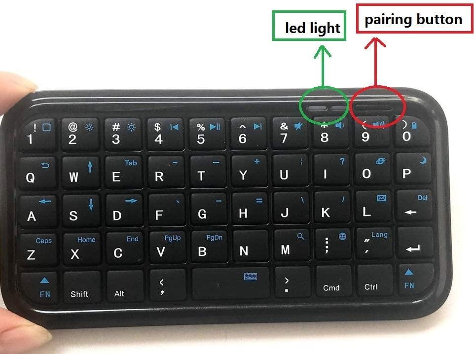 Bàn phím không dây bluetooth mini bỏ túi
