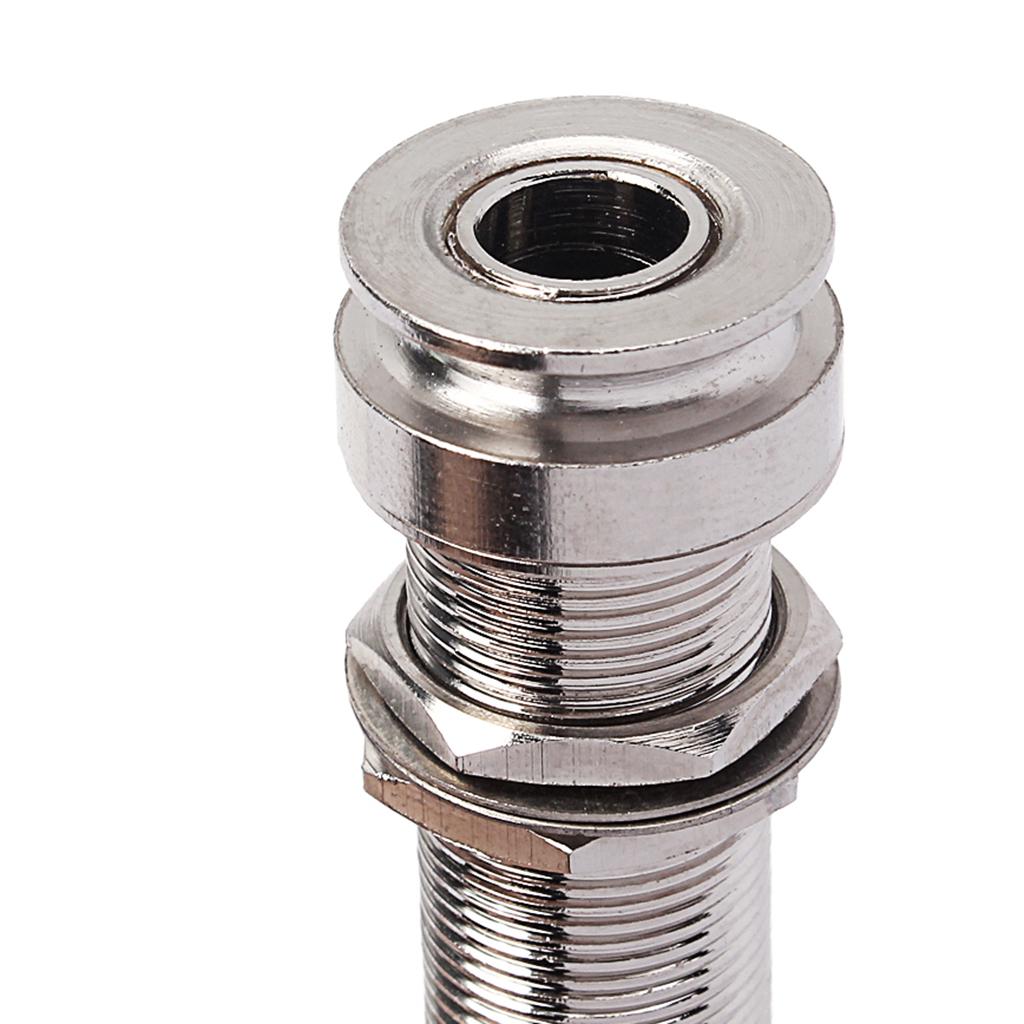 Sunnimix 6.35 Mm 1/4 Inch Đàn Guitar Cuối Chân Jack Cắm Ổ Cắm Đàn Guitar Điện Bass