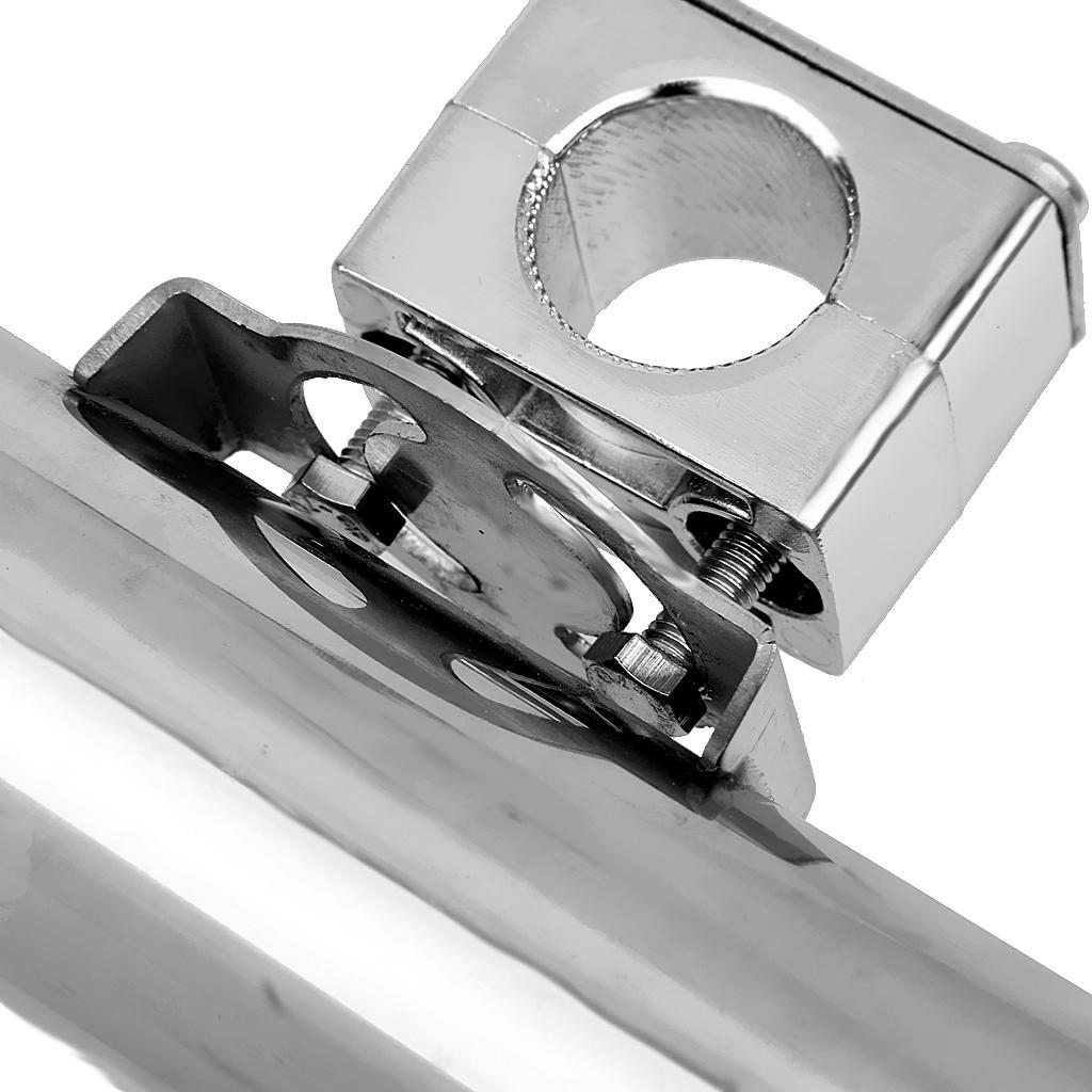 Adjustable Rust-free Steel Fishing Fish Rod Holder for Boat Kayak Yacht Rail