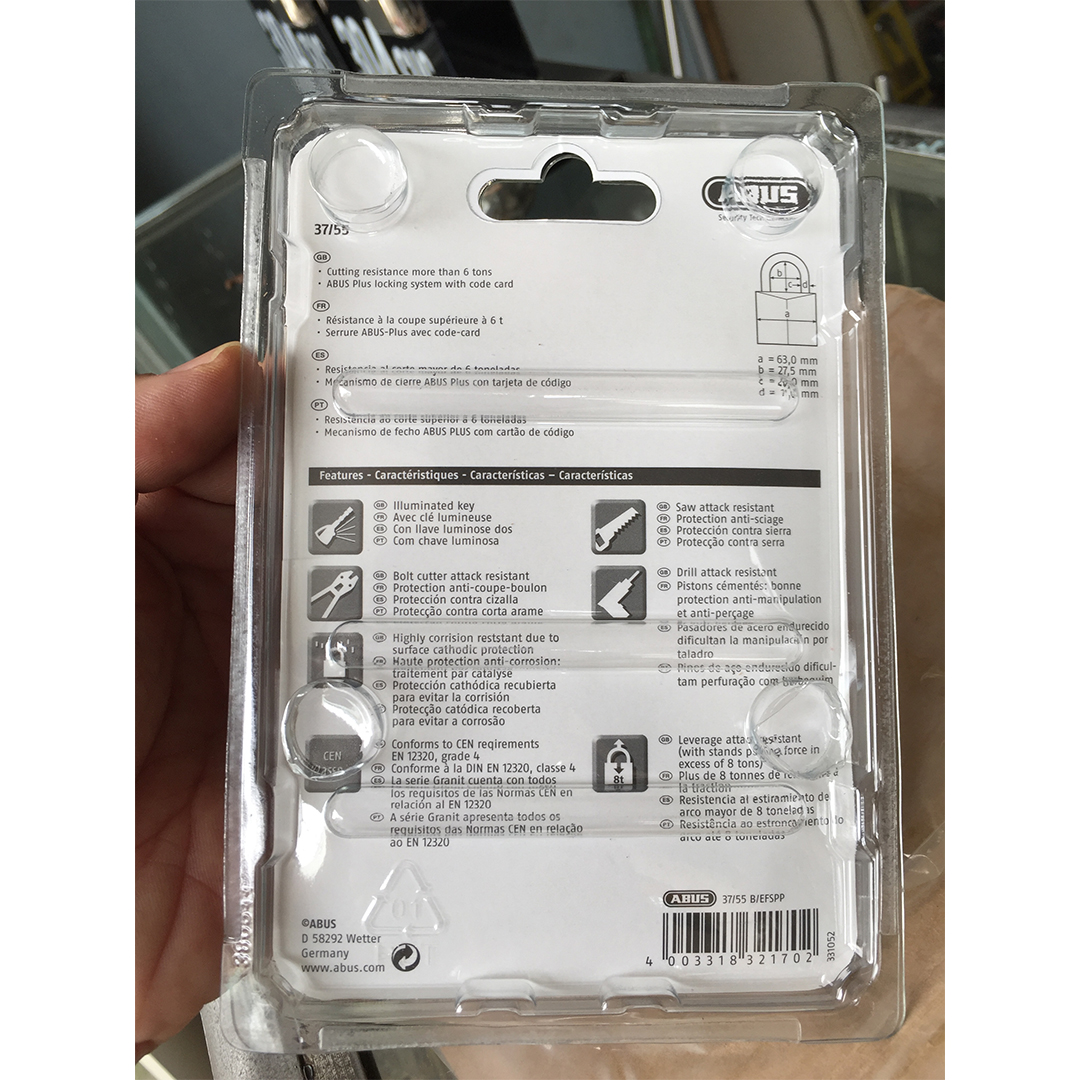 Khóa Granit 37 Series ABUS (55mm)