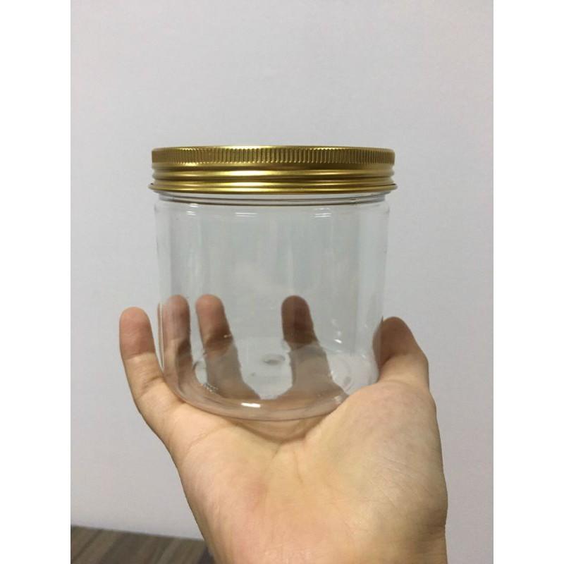 Hủ PET vặn 350ML 8x8cm (VL) kèm seal