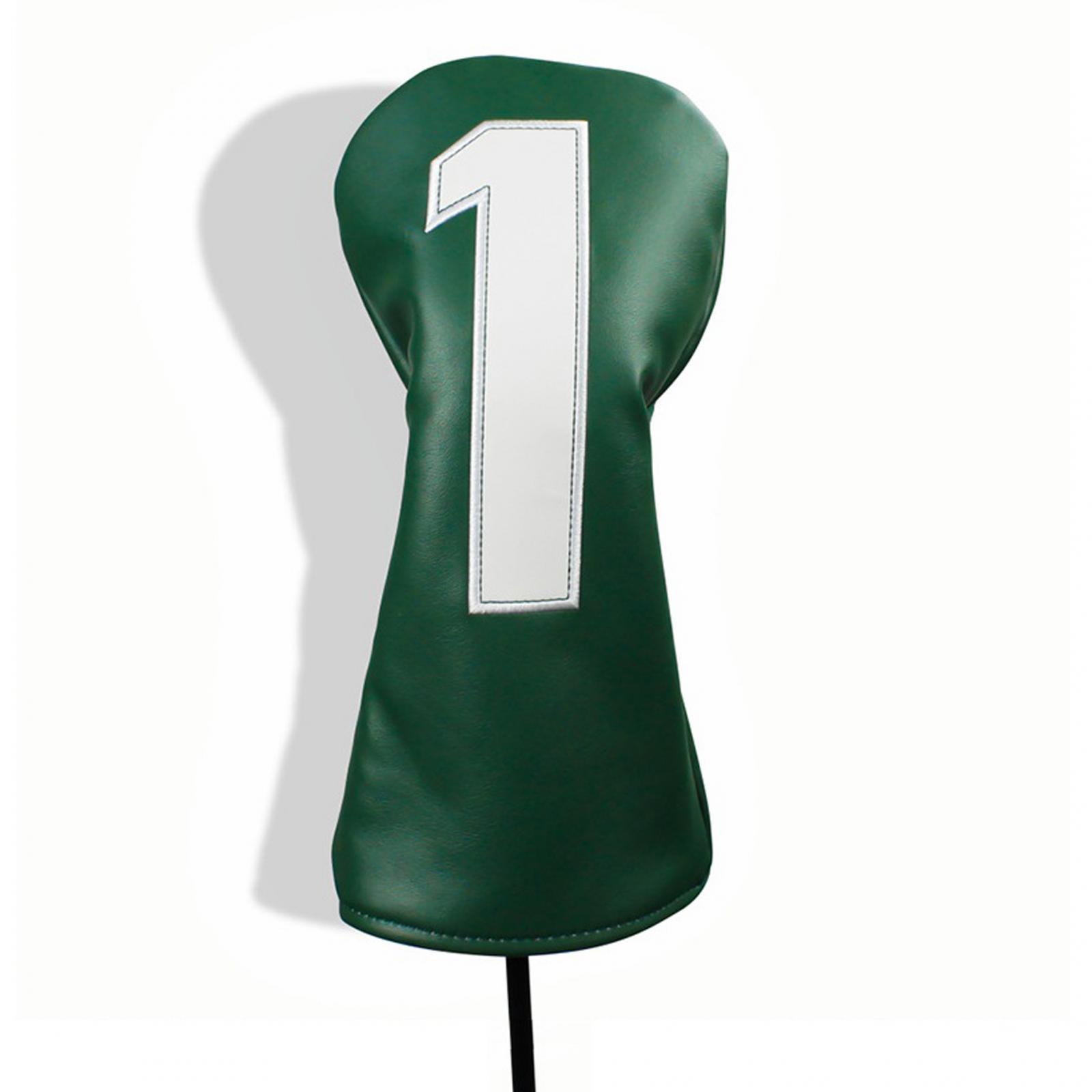 Golf Club Head Covers Wood Headcover PU Head Protection Wrap Protective Sleeve Durable Golf Club Cover Golf Headcover