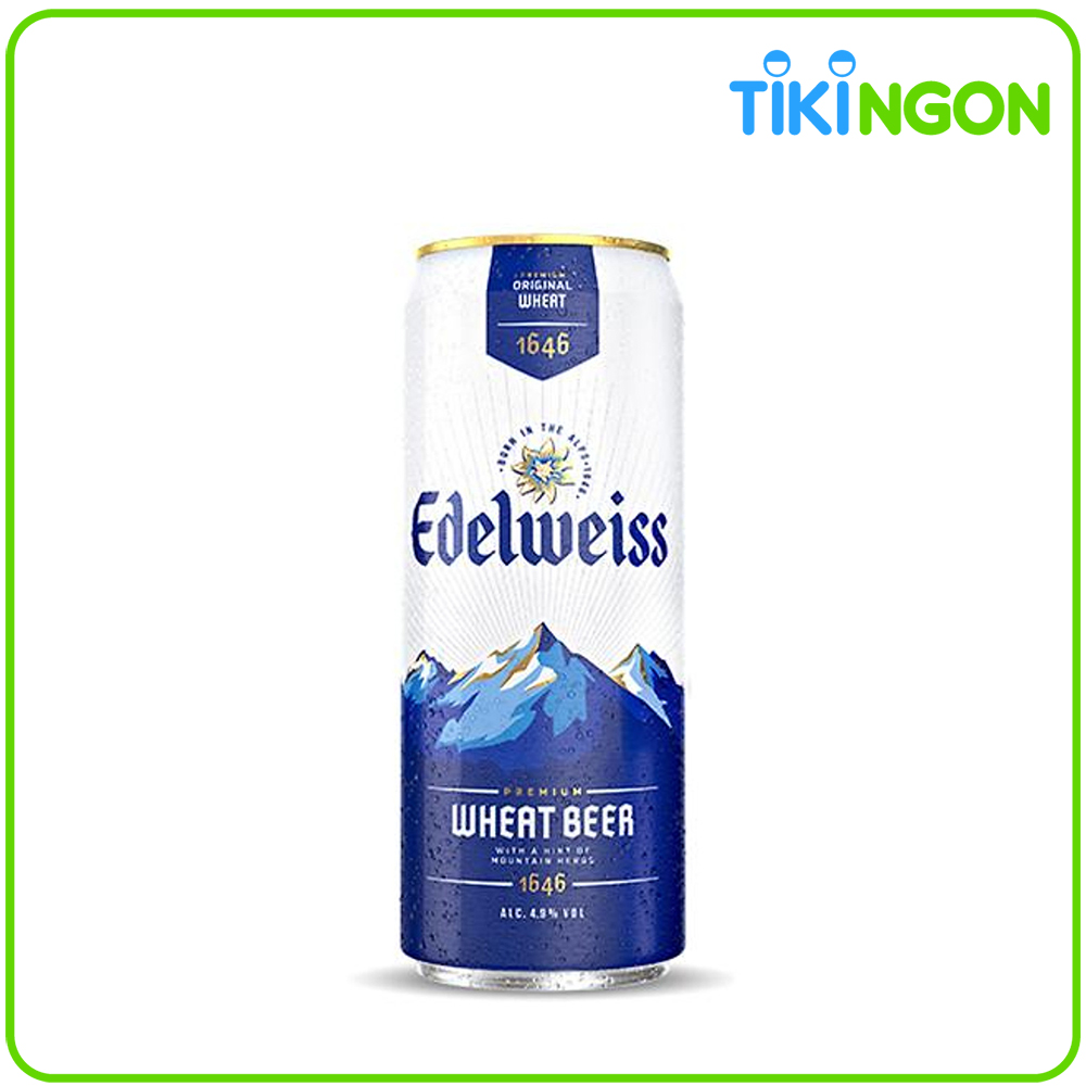 Lon bia tuyết Edelweiss 330ml - Giá Tiki khuyến mãi: 22,000đ - Mua ...