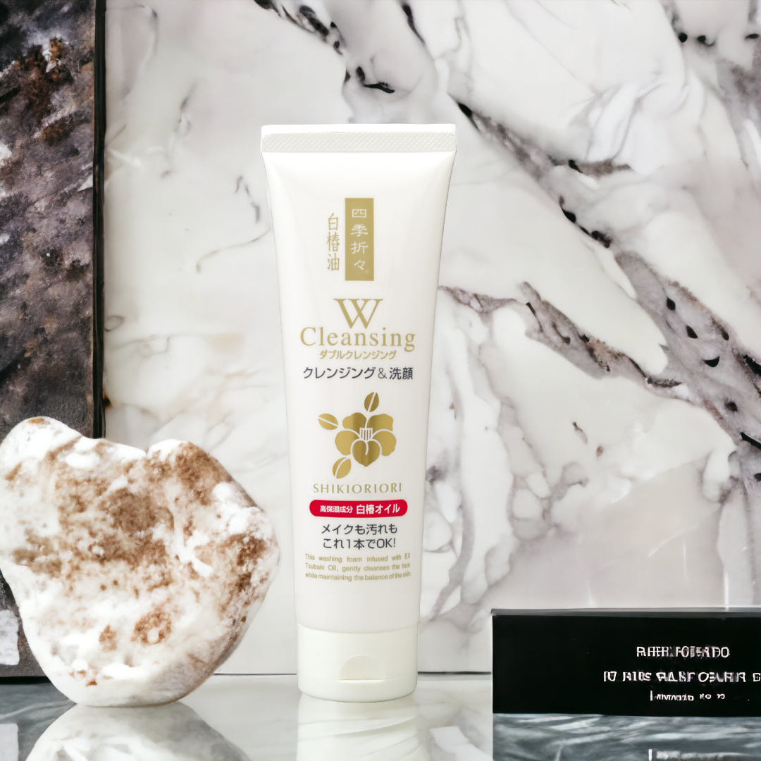 Sữa Rửa Mặt Shikioriori W Cleansing Wash Chiết Xuất Hoa Trà Trắng